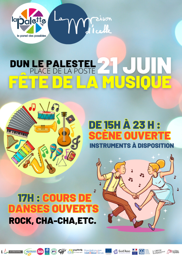 Scène ouverte fête de la musique la palette